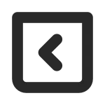 Arrow Left 4 Square SVG Icon
